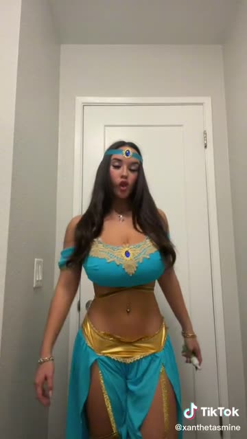 tiktok belly button cosplay big tits skinny costume free porn video
