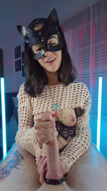 oiled pov mistress onlyfans femdom tease handjob hot video