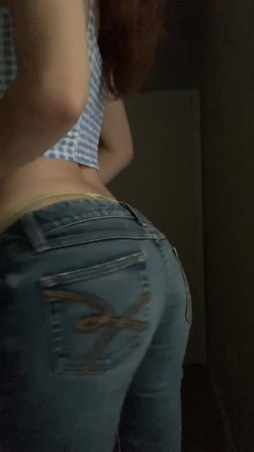 jeans ass booty nsfw video