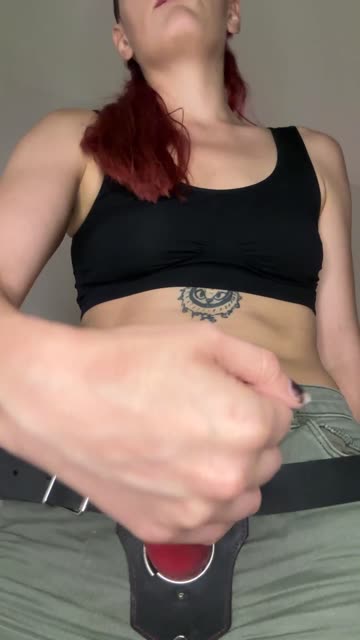 femdom strap on teasing tease spit nsfw video