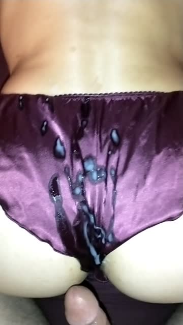 brunette cum on ass panties doggystyle cum covered fucking 