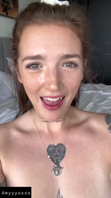 cumslut teen natural tits cum cute facial 