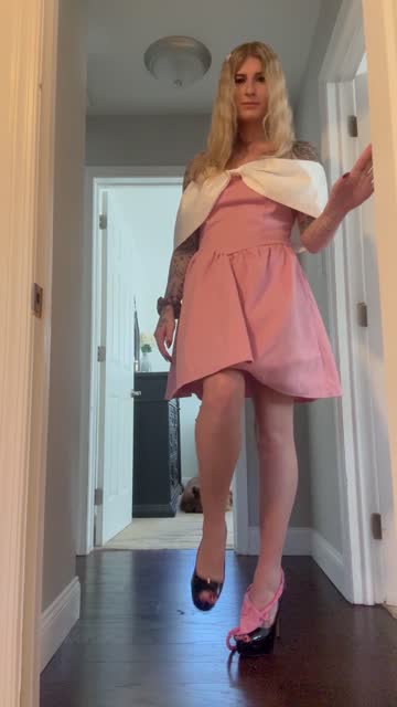 cute trans tease blonde 