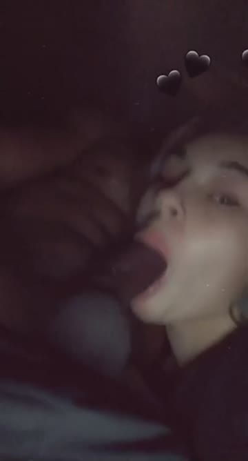 bbc deepthroat blowjob lips girlfriend car car sex 