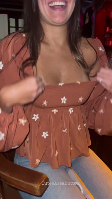 flashing tits public 