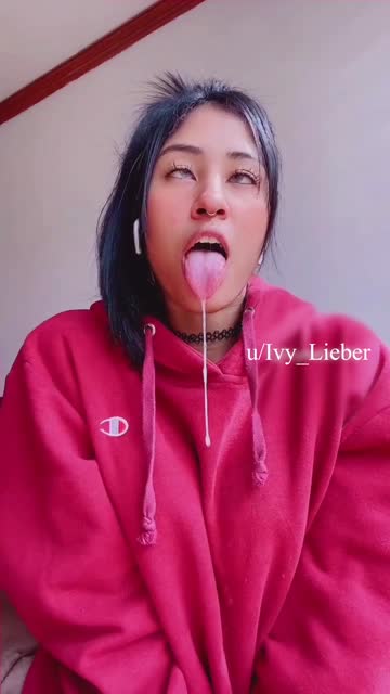 tongue piercing spit tongue fetish free porn video