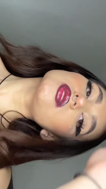 cute pov goth lipstick schoolgirl face licking teen nsfw video