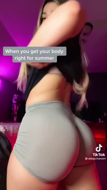 blonde tiktok ass porn video