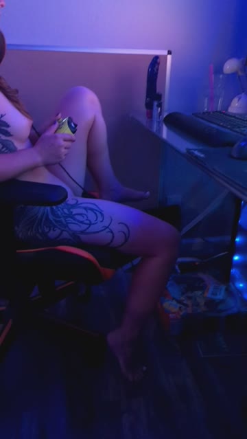 nude tattoo gamer girl nsfw video