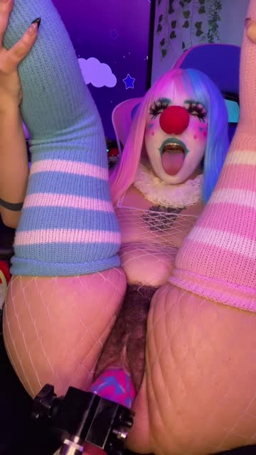 bad dragon huge dildo orgasm ahegao clown nsfw video