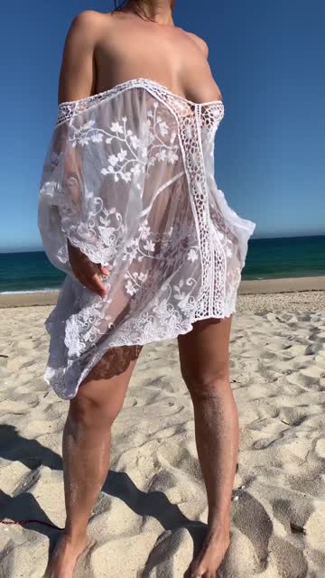 exhibitionist flashing sheer clothes beach oliheart exhibitionism exposed nsfw video