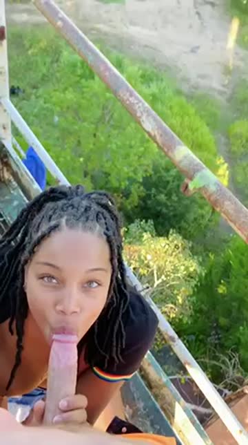 public interracial outdoor bwc blowjob free porn video