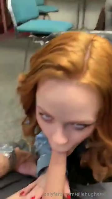 redhead ella hughes behind the scenes 