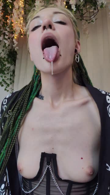 drooling spit drool ahegao sex video
