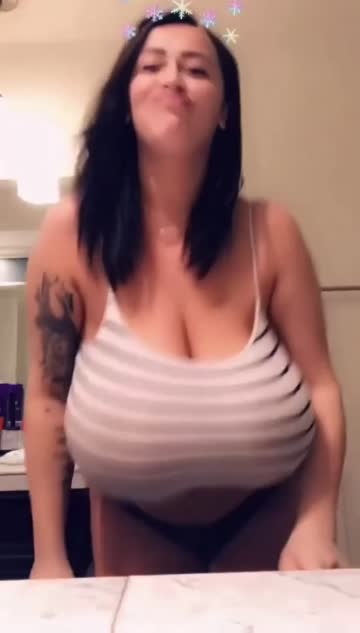 dancing big tits huge tits brunette xxx video
