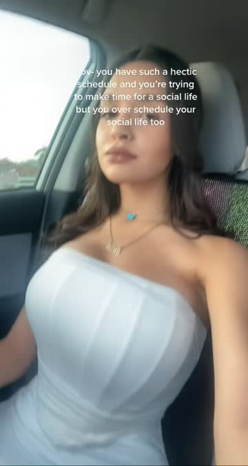 big tits car dress 