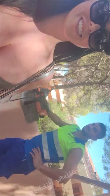 public stranger exposed brunette hotwife pussy lips porn video