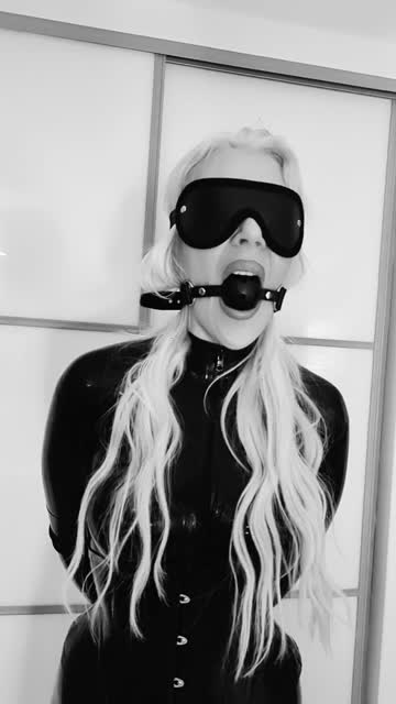 bondage amateur latex hot video