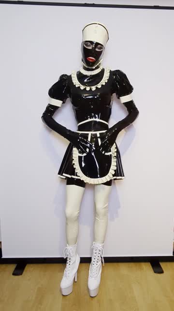 maid latex gloves sissy latex rubber porn video