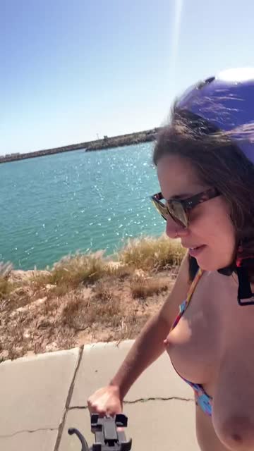 big tits flashing public 