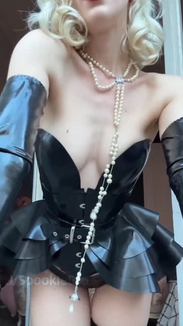blonde onlyfans latex porn video
