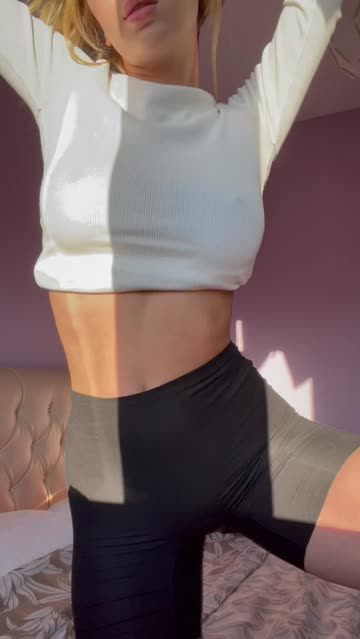 strip shorts big tits leggings nsfw video
