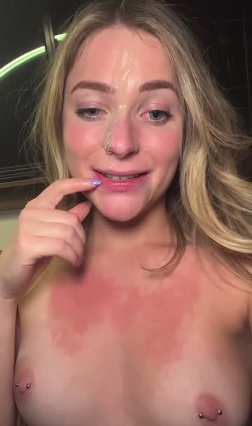 cum cumshot homemade cute natural tits 