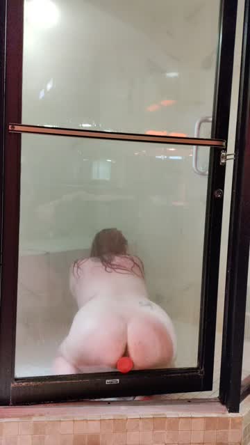 dildo bbw riding pussy shower chubby free porn video
