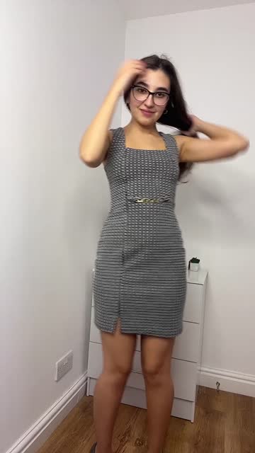 brunette tits boobs office nsfw video