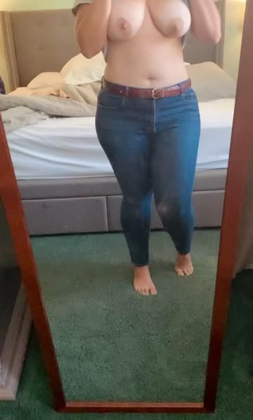 strip big tits jeans 