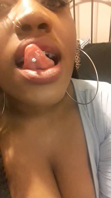 busty pierced tongue fetish 