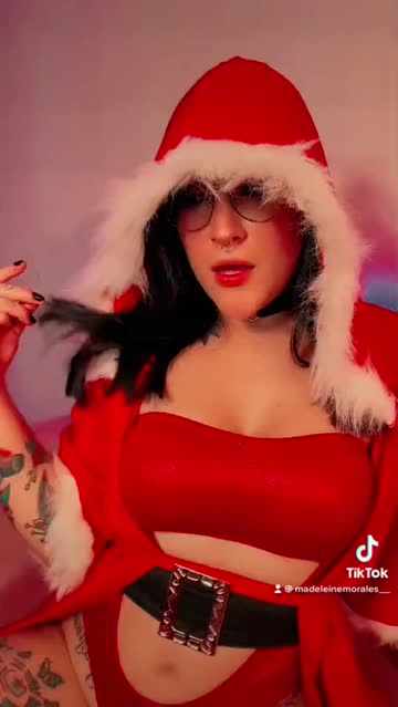 tiktok christmas big tits free porn video