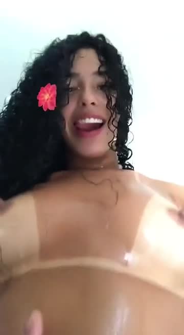 latina curly hair tanlines porn video