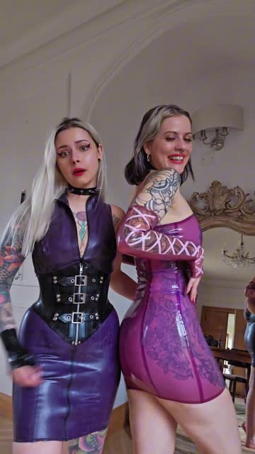 latex fetish dominant domination dominatrix nsfw video