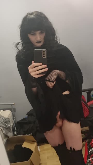 sissy solo femboy trans big dick nsfw video