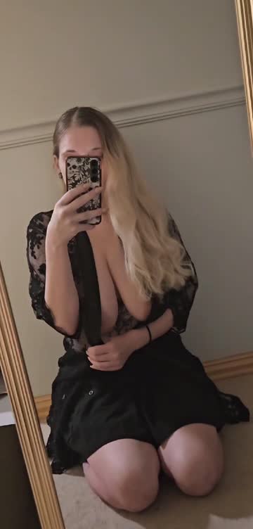 blonde lingerie amateur natural tits cute onlyfans 