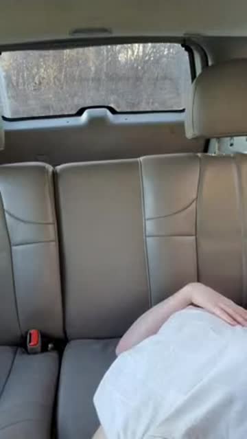 masturbating car caught porn video