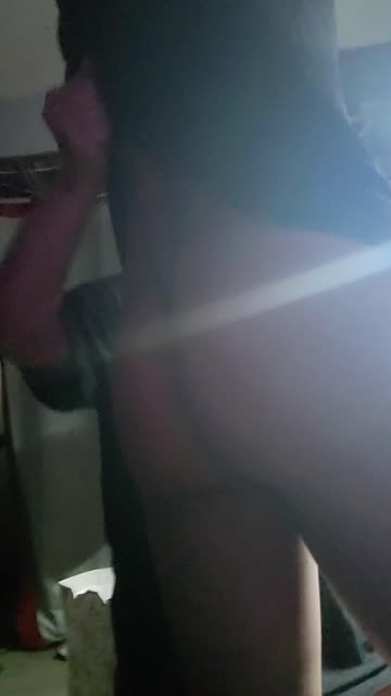 big dick trans woman wedgie 