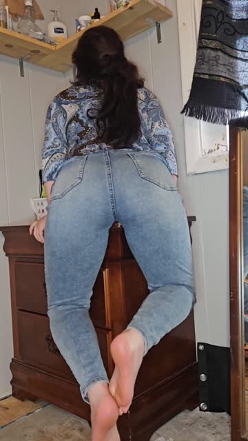 dry hump feet grinding jeans clothed hot video