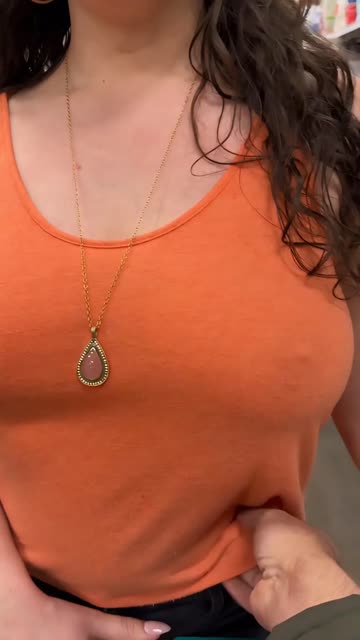 big tits natural tits amateur milf public 