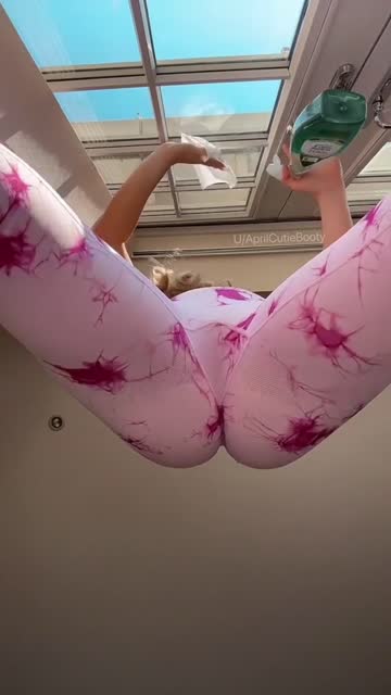 leggings yoga pants face sitting hot video