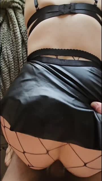 fishnet milf real couple doggystyle cum cumshot cum on ass free porn video
