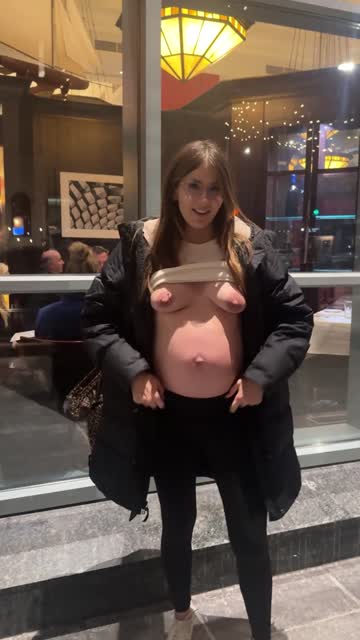 boobs tease pussy pregnant public exhibitionist exhibitionism sex video
