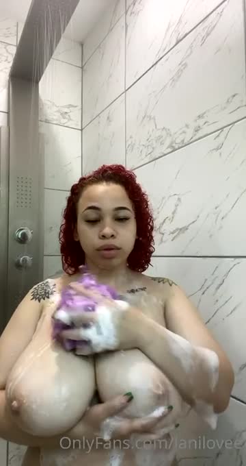pretty shower natural tits porn video