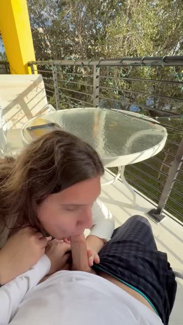 sucking fansly oral brunette blowjob big dick 