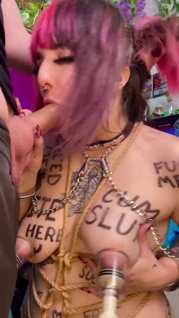 shibari sucking emo rough blowjob xxx video