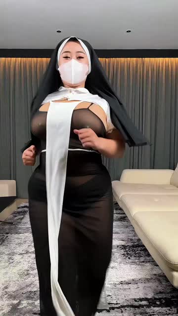 asian chubby nun hijab tits sex video