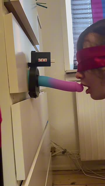 bdsm training trans woman sucking small tits 