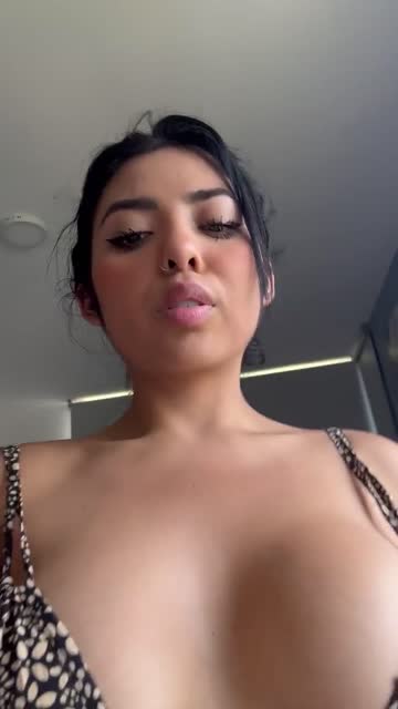 big tits brunette boobs latina hot video