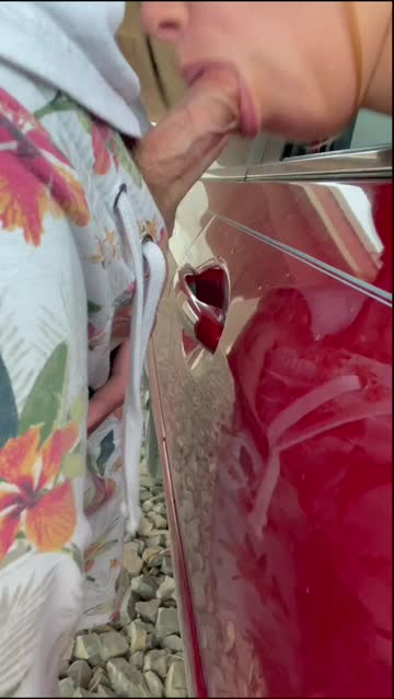 outdoor blowjob car xxx video